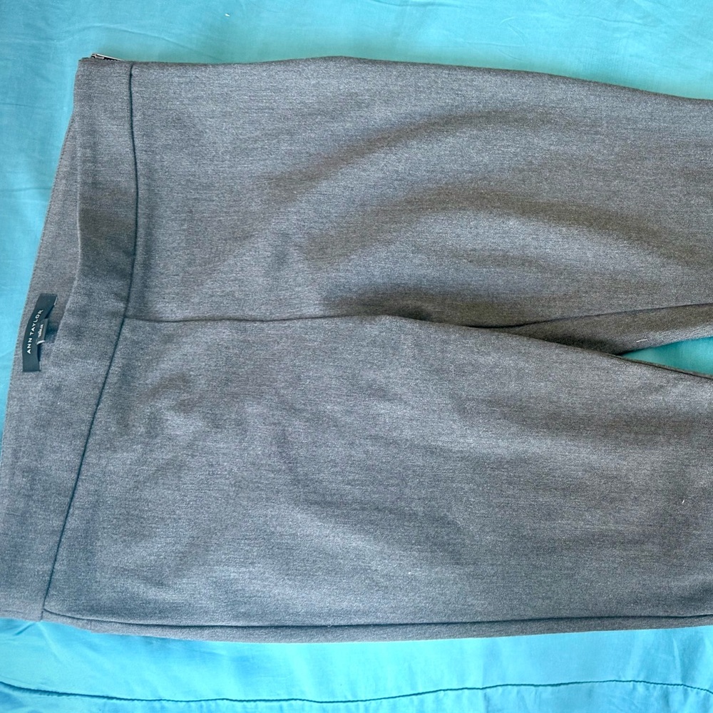 Ann Taylor Loft Marisa Size 6 Women grey Pant Stylish Formal ID#70274